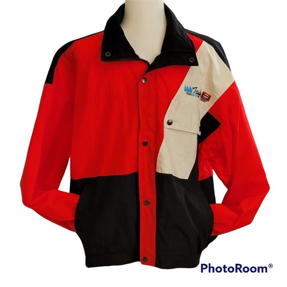 NASCAR Vintage Norman Todd Retro Racing Jacket Red White Black - Rare Find - Picture 7 of 9
